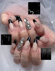 🎀 [長さ出し] 120分以内: アート+ パーツ2個付け