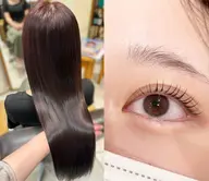 【4月限定🌼】透明感ワンカラー＆髪質改善プラチナトリートメント＆まつ毛パーマorマツエク100本🥝👟