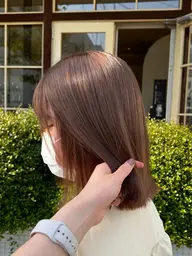 【透明感 color🧚♂️】カット+カラー+クイックトリートメント🥣.*・゚