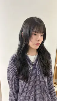 韓国本場レイヤーカット+透明感カラー+髪質改善トリートメント