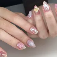 自爪｜【残暑限定】ハワイ風ネイル