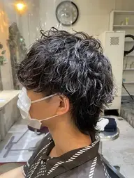 【癖毛でお悩みの方🌀】メンズカット+ツイストスパイラルパーマ