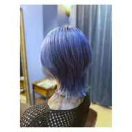 haircut＋breach＋color＋3step treatment（ケアブリーチ使用）