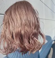 【💕人気すぎるミルクティーカラー💕】ブリーチ1回透明感ミルクティーカラー🌸＋TOKIOトリートメント💕