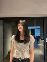 【ロングの方限定】ロングレイヤー+Aujuaシャンプー+1stepケアトリートメント付き🎀