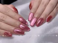 💗💗スカルプ長さだし+フレンチ/マグネット/ミラー/オローラワンカラー【初回ジェルオフ無料ケア込み】