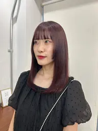 前髪カット＋似合わせ透明感カラー＋トリートメントサービス🫧