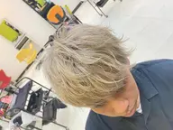 【透明感カラー】【メンズ】ブリーチ+カラー 指名料込10000円〜!✨
