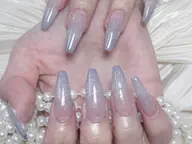 ♡✨[チップスカルプ]・ワンカラーofラメグラー2色ok💓