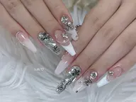 「ミニモ学割」チップ10本長さ出し✨持ち込みデザイン+ パーツ無制限付け放題✨