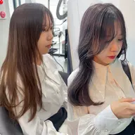 🇰🇷♥️【顔周りメンテ】韓国流れるお顔周りカット♥️🇰🇷ライブ前にもオススメ‼️お出かけ前のコテ巻セット付き❣️