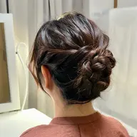 平日限定！ハーフアップ、アップスタイル、巻き下ろし、ポニーテール、編みおろしなど基本的なヘアセット。