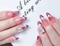 限定🎀【ハンド】チップ10本長さだし//INS大人気マグネットフレンチパーツ2個プレゼント付き