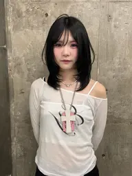 ミディアム、ロング、レイヤーカット☘️