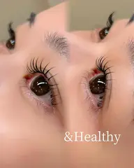 アンドヘルシー(80本) (マツエク+ラッシュリフト)natural