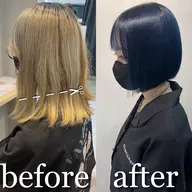 【人気NO3】カット+ダブルカラー(ブリーチ込み)+オージュアorケラスターゼトリートメント