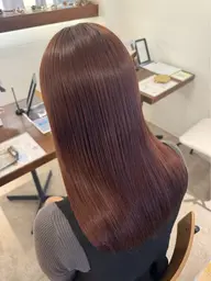 《SNSで話題の絹髪へ🍒ྀི》似合わせカット+髪質改善OVERics縮毛矯正