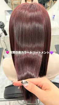 カット×髪質改善カラートリートメント