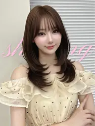 【ミニモ限定🧸🎀】顔まわりカット➕ケアカラー➕超音波アイロン付トリートメント