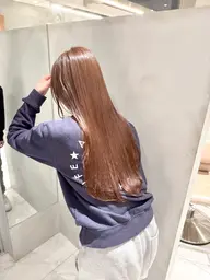 【期間限定】髪質改善カラー➕mbシャンプー➕トリートメント➕ケアカット(枝毛カットのみ)🧁🩵