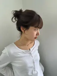 前髪縮毛矯正🌙＋カット＋髪質改善トリートメント♡