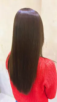 ✨ダメージレスな透明感✨【ブリーチなしダブルカラー】➕【透明感カラー】➕【超音波付き高保湿トリートメント】