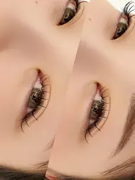 まつげエクステ／フラットラッシュ１００本/オフ込み／アイシャンプー／コーティング付き✨