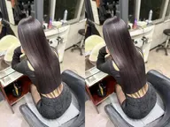 【🇰🇷学割×韓国風🇰🇷】カラー＋プラチナシールエクステ60本【52cm】