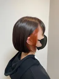🐰似合わせカット+イヤリングカラー（ブリーチ込）🐰