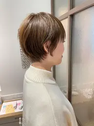 ✨ブリーチなしでグレージュ表現可能なヘアカラー【ショート】