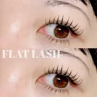 【目力UP！】フラットラッシュ120本orバインド80束&下まつ毛エクステ¥8000