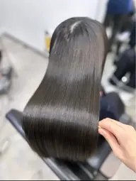 「艶髪フルコース🫶」🪞髪質改善ストレート＆ケアカラー＆艶トリーメント🪞