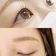 🉐 U24学割 【まつげパーマ上】+【アイブロウWaxスタイリング】間引き込