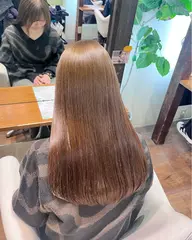 «透明感カラー˖˚˳⌖ »ブリーチなしダブルカラー+CMCトリートメント