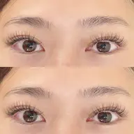 アップワード×フラットラッシュ120本💕 LC.LDカール＋550円カラーエクステ＋1100円でご変更可能‼️