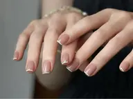 定額コース★写真デザインワンカラー+細いフレンチに5800