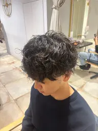 [ミニモ学割]メンズカット＆眉カット＆パーマ