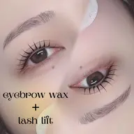 ♢﻿眉毛ワックス×まつげパーマ♢﻿大人気menu.⋆𝜗𝜚