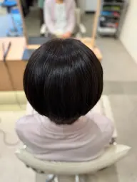 似合わせ小顔カット+艶カラー