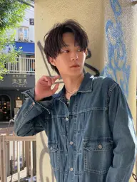 💥👊メンズ限定👊💥✨学割U24✨カット＋透明感カラー【シャンプー&ブロー込み】