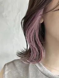 💎インナー(ブリーチ込み)＆全体ワンカラー💎