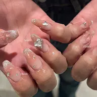 ✧初回off¥550✧【オフあり】持ち込みdesign（150min） para gel 使用𖤐ˊ˗