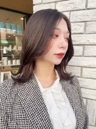 ❤️柔らかさも遊び心も叶えるカラー❤️ワンカラー❤️3回までご利用可能❤️ブロー込み