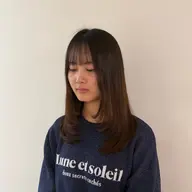 顔まわりレイヤーカットモデル