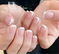 【自爪】王道フレンチネイル(カラーベース)☆6900