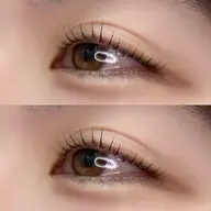 立ち上げまつ毛パーマ×束間仕上げ🩶パリジェンヌ変更+550