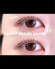 オーダーメイドまつげパーマ(上下)set🤍🩰上下 まつ毛パーマでぱっちり💕