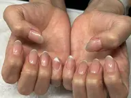 マグネットフレンチ（ワンカラー＋マグネットフレンチ）オフ込み💅