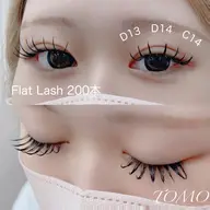 【ミニモ特価💖平日がお得】フラットラッシュ90分つけ放題(オフ込)🎀LC.LDカールも対応🫧土日祝+¥500