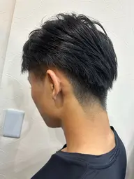 ツーブロック＋刈り上げ(シャンプーブロウ込)